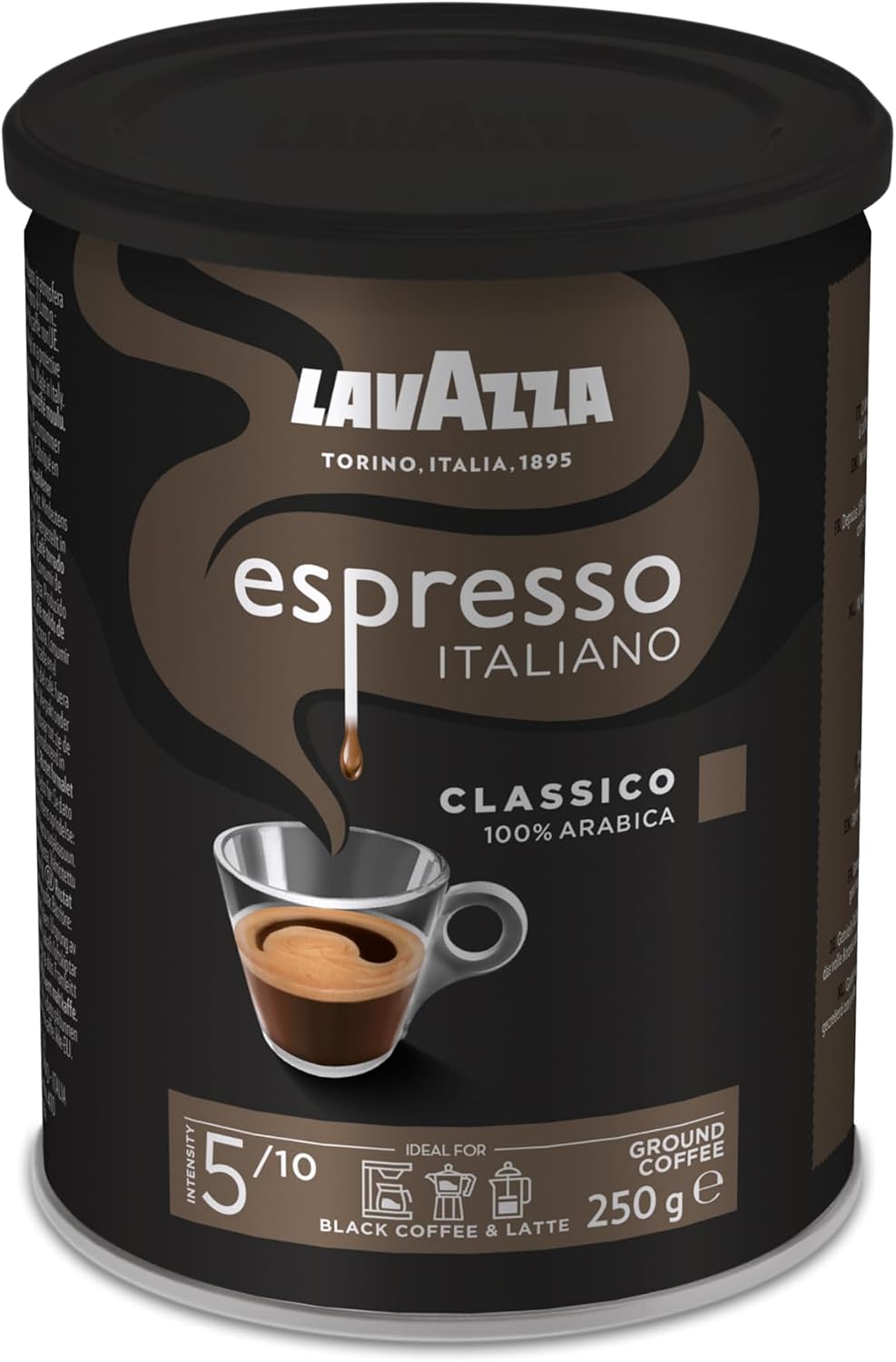 قهوه آسیاب‌شده لاواتزا مدل Espresso Italiano Classico وزن ۲۵۰ گرم