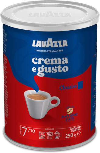قهوه آسیابشده لاواتزا مدل Crema e Gusto Classico وزن ۲۵۰ گرم