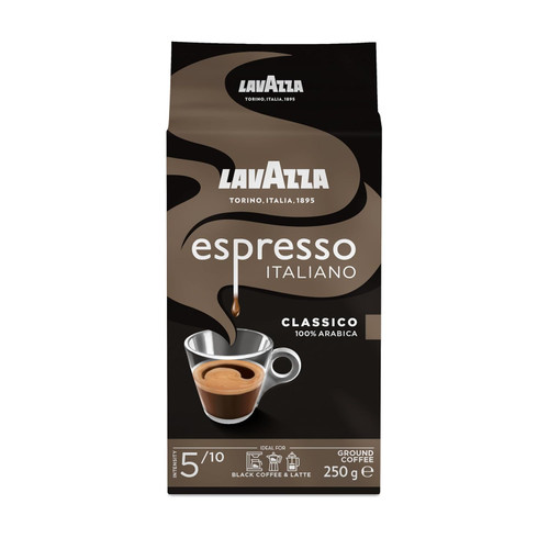 قهوه آسیابشده لاواتزا مدل Espresso Italiano Classico وزن ۲۵۰ گرم