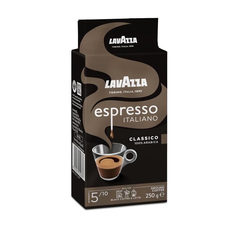قهوه آسیابشده لاواتزا مدل Espresso Italiano Classico وزن ۲۵۰ گرم