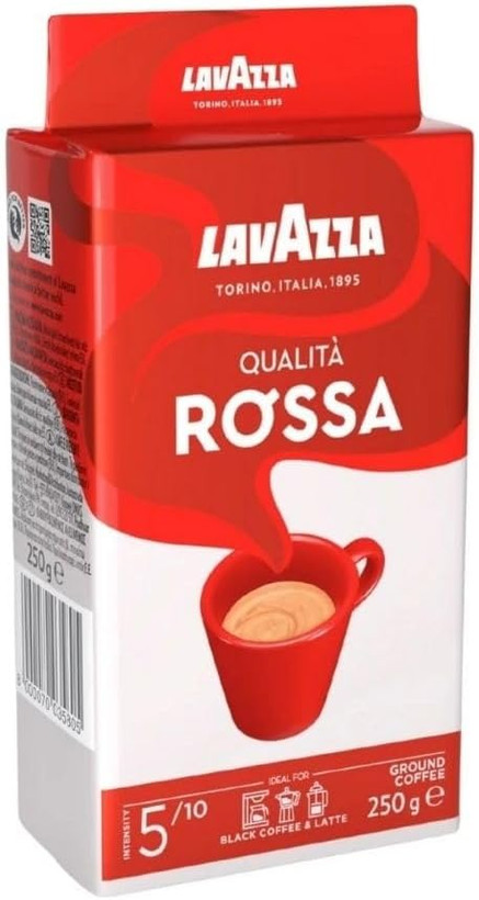 قهوه آسیابشده لاواتزا مدل Qualità Rossa وزن ۲۵۰ گرم
