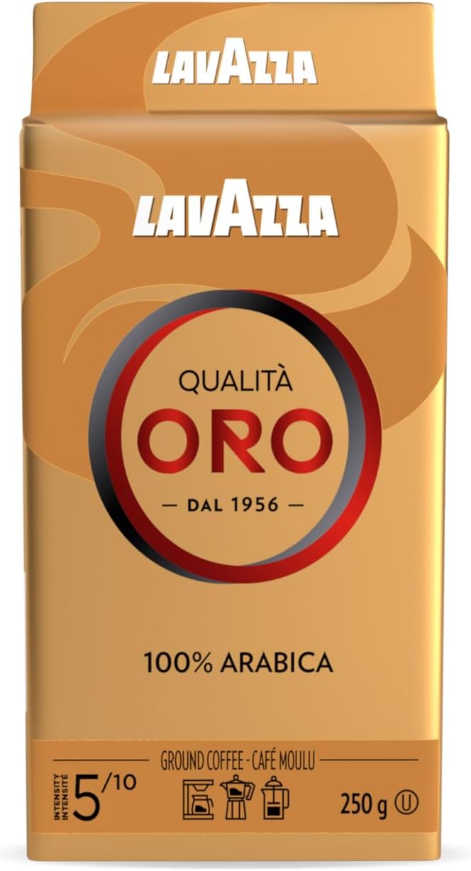 قهوه آسیاب‌شده لاواتزا مدل Qualità Oro وزن ۲۵۰ گرم