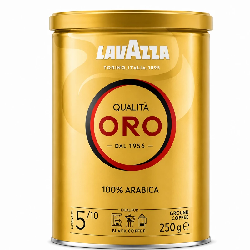 قهوه آسیاب‌شده لاواتزا مدل Qualità Oro وزن ۲۵۰ گرم