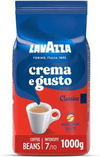 دانه قهوه لاواتزا مدل Crema e Gusto Classico وزن ۱ کیلوگرم