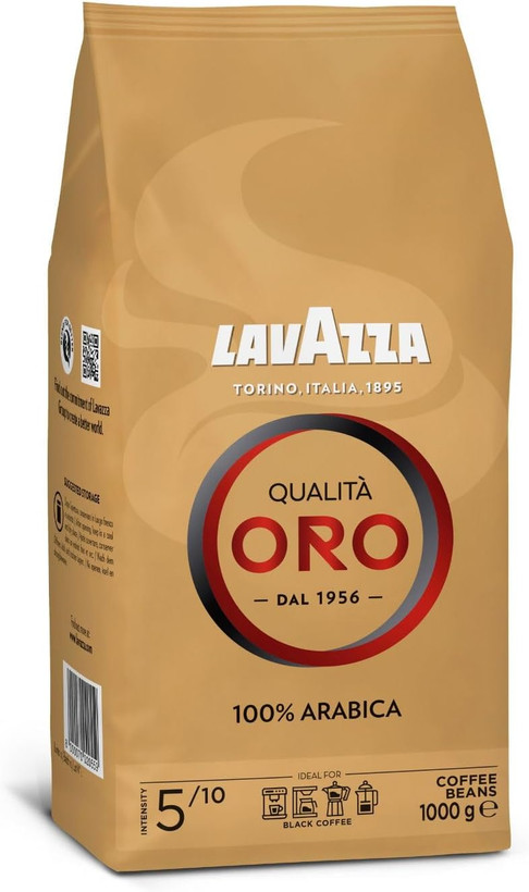 دانه قهوه لاواتزا مدل Qualità Oro وزن ۱ کیلوگرم