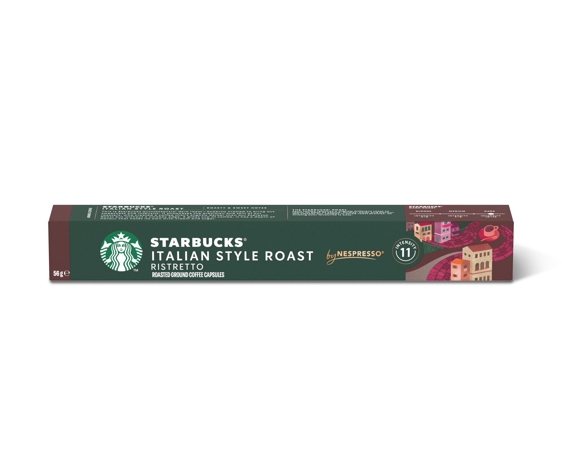 کپسول قهوه استارباکس مدل Italian Style Roast، بسته ۱۰ عددی