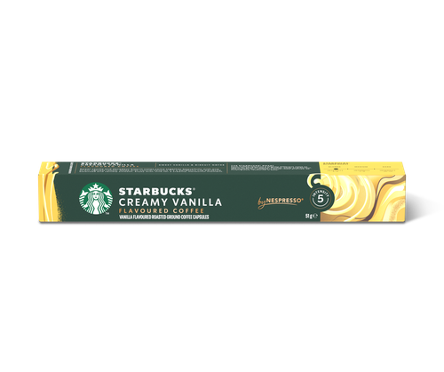 کپسول قهوه طعمدار استارباکس مدل Creamy Vanilla، بسته ۱۰ عددی