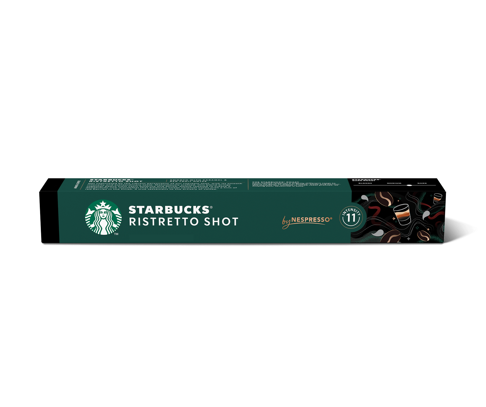 کپسول قهوه استارباکس مدل Ristretto Shot، بسته ۱۰ عددی