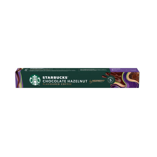 کپسول قهوه طعمدار استارباکس مدل Chocolate Hazelnut، بسته ۱۰ عددی